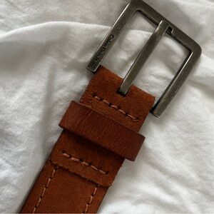 Calvin Klein Brown Leather Belt